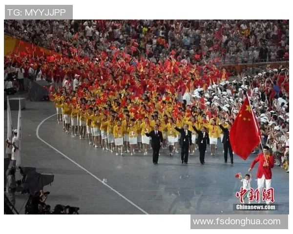 国旗飘扬下的足球明星们展现激情与荣耀的瞬间